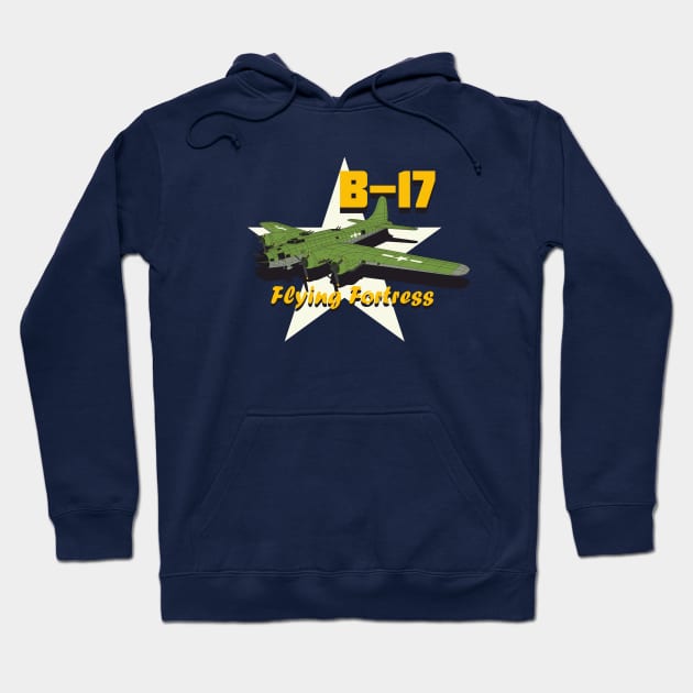 WW2 B-17 Flying Fortress heavy bomber Hoodie by FAawRay